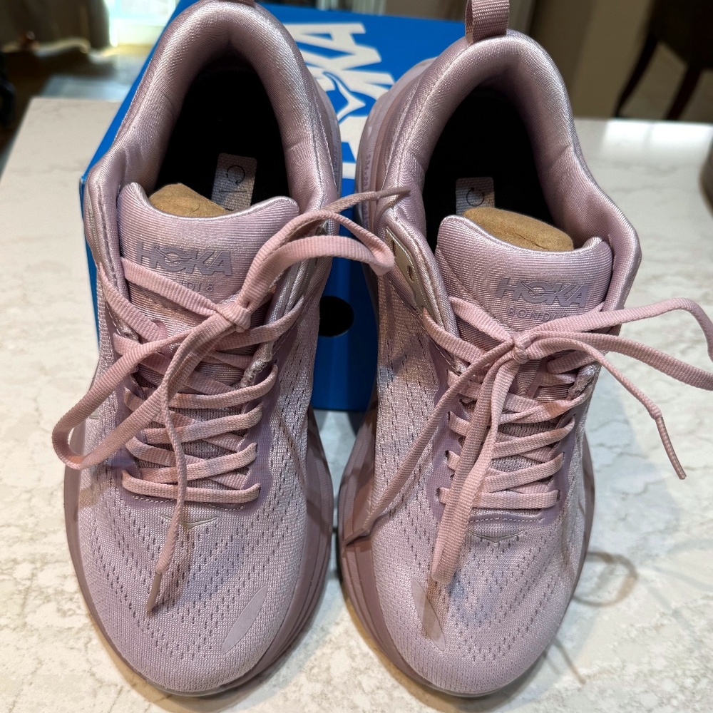 Hoka Bondi 8 Lilac Sneakers